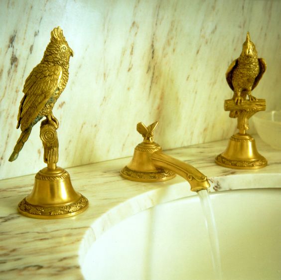 Quirky Gold Taps Designed By Howard Slatkin